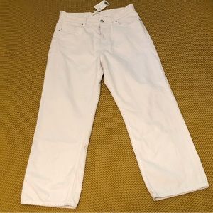 🆕 NWT White Denim Straight Leg Jeans